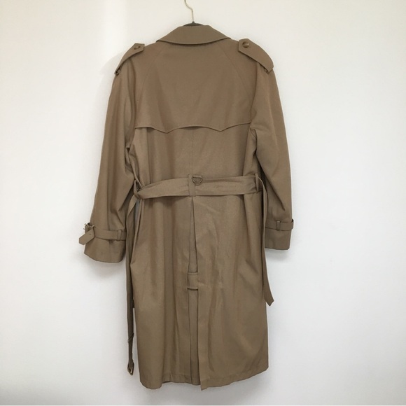 Marshall Field’s Vintage Tan Trench Coat Men’s 36 short​​​ - Picture 3 of 9